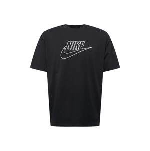 Nike Sportswear Tričko  černá / bílá