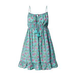 River Island Letní šaty  tyrkysová / zelená / fialová / světle růžová