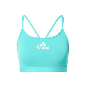 ADIDAS PERFORMANCE Sportovní podprsenka  nefritová / bílá