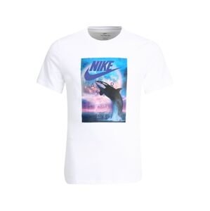 Nike Sportswear Tričko  modrá / orchidej / černá / bílá