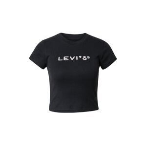 LEVI'S Tričko 'GRAPHIC MINI TEE BLACKS'  černá / bílá