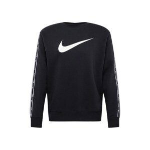 Nike Sportswear Mikina  černá / bílá