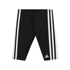 ADIDAS PERFORMANCE Sportovní kalhoty  černá / bílá