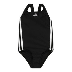 ADIDAS PERFORMANCE Sportovní plavky  černá / bílá