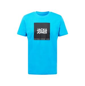 JACK & JONES Tričko  modrá / černá / bílá