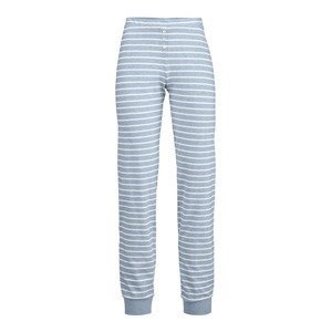 hessnatur Pyžamové kalhoty  modrá / bílá