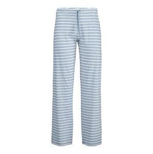 hessnatur Pyžamové kalhoty  modrá / bílá