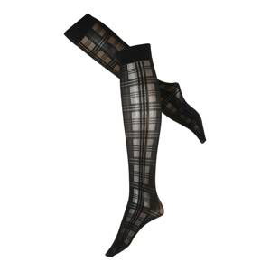 Swedish Stockings Ponožky 'Tartan'  černá