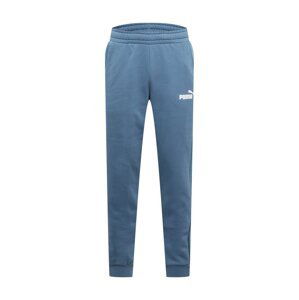 PUMA Sportovní kalhoty  kouřově modrá / bílá