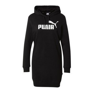 PUMA Sportovní šaty  černá / bílá