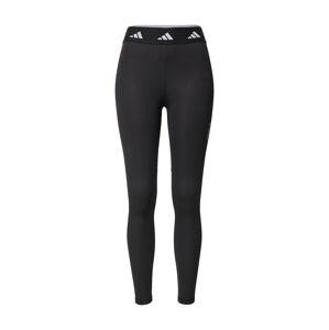 ADIDAS PERFORMANCE Sportovní kalhoty  černá / bílá