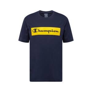 Champion Authentic Athletic Apparel Tričko  námořnická modř / zlatá