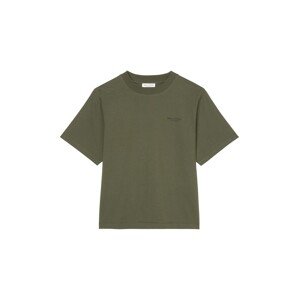 Marc O'Polo Tričko  khaki / černá