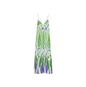 MANGO Letní šaty 'Carry3'  indigo / zelená / bílá
