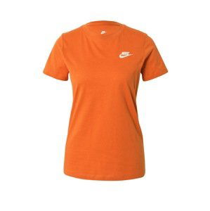 Nike Sportswear Tričko  oranžová / bílá