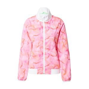 BIDI BADU Sportovní bunda 'GENE'  pitaya / světle růžová / bílá