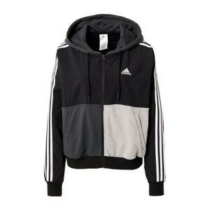 ADIDAS SPORTSWEAR Sportovní mikina  světle šedá / tmavě šedá / černá / bílá