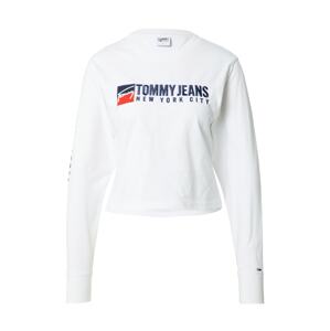 Tommy Jeans Tričko  námořnická modř / červená / bílá