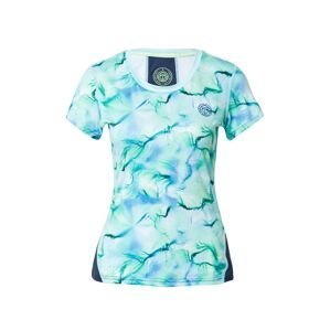 BIDI BADU Funkční tričko 'Eve'  námořnická modř / pastelově zelená / tmavě zelená / bílá