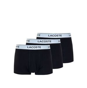 LACOSTE Boxerky  černá / bílá