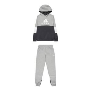 ADIDAS SPORTSWEAR Tepláková souprava  šedá / černá / bílá