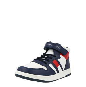 TOMMY HILFIGER Tenisky  tmavě modrá / jasně červená / bílá