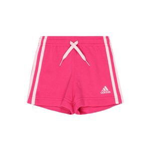 ADIDAS SPORTSWEAR Sportovní kalhoty  pink / bílá