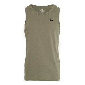 NIKE Funkční tričko  khaki / černá