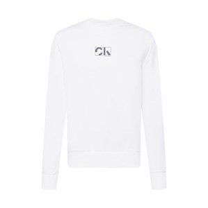 Calvin Klein Mikina  černá / bílá