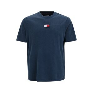 Tommy Jeans Plus Tričko  námořnická modř / bílá / červená