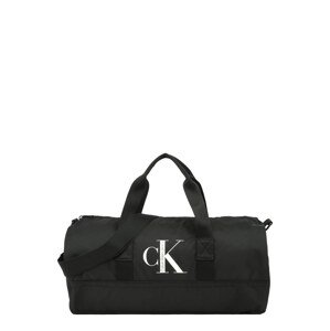 Calvin Klein Jeans Taška Weekender  černá / bílá