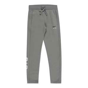 Nike Sportswear Kalhoty  šedá / bílá / černá