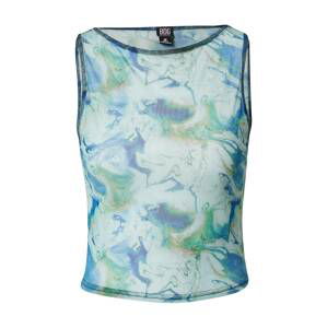 BDG Urban Outfitters Top  marine modrá / světlemodrá / zelená