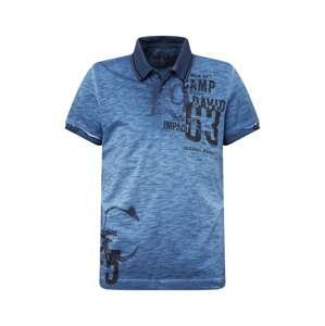 CAMP DAVID Tričko  modrá / námořnická modř