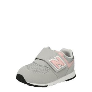 new balance Tenisky  šedá / pastelově růžová / bílá