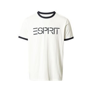 ESPRIT Tričko  námořnická modř / bílá