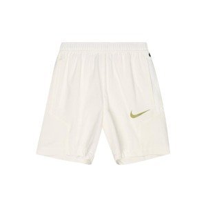 NIKE Sportovní kalhoty  světle zelená / bílá