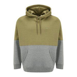 Levi's® Big & Tall Mikina 'BIG VARSITY HOODY MULTI-COLOR'  šedý melír / olivová