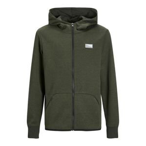 Jack & Jones Junior Mikina  zelená / bílá