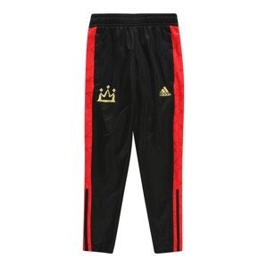 ADIDAS PERFORMANCE Sportovní kalhoty  zlatá / červená / černá