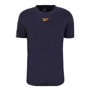 Reebok Sport Funkční tričko  námořnická modř / oranžová / bílá