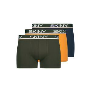 Skiny Boxerky  námořnická modř / olivová / oranžová / bílá