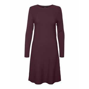 VERO MODA Úpletové šaty  purpurová