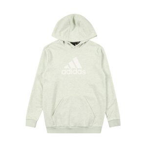 ADIDAS SPORTSWEAR Sportovní mikina  pastelově zelená / bílá