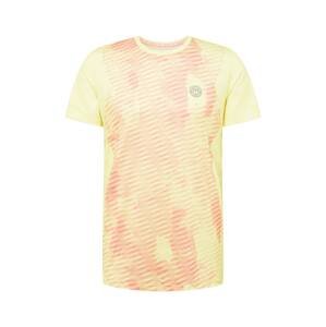 BIDI BADU Funkční tričko 'Hawi Tech'  světle žlutá / korálová