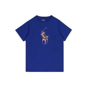 Polo Ralph Lauren Tričko  modrá / zelená / červená / bílá