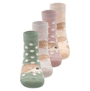 EWERS Ponožky  tělová / světle béžová / pastelově zelená / starorůžová
