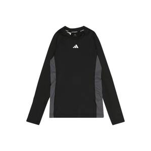 ADIDAS SPORTSWEAR Funkční tričko  šedá / černá / bílá