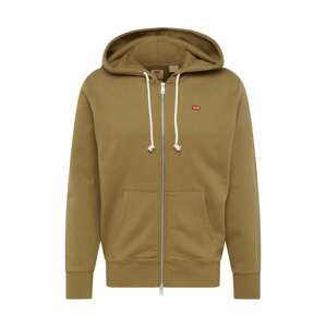 LEVI'S Mikina 'NEW ORIGINAL ZIP UP NEUTRALS'  olivová