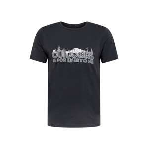 COLUMBIA Funkční tričko 'Sun Trek™'  šedá / černá / bílá
